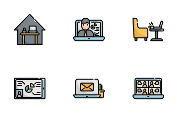 Work From Home Icon Pack