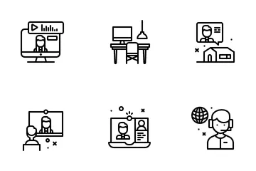 Work From Home Icon Pack