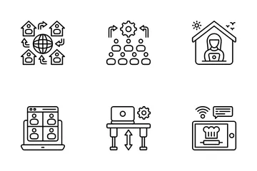 Work From Home Icon Pack