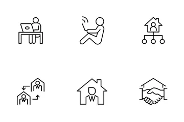 Work From Home Icon Pack