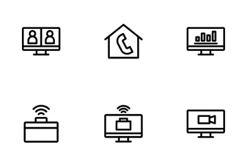 Work From Home Icon Pack