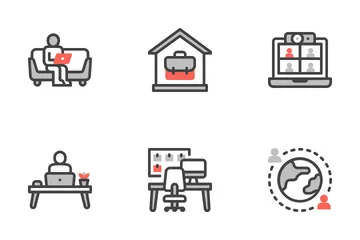 Work From Home Icon Pack