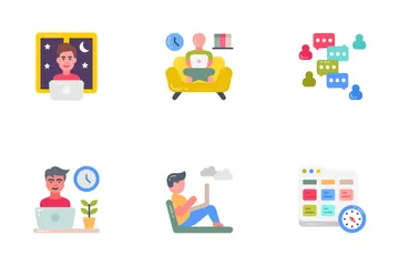 Work From Home Icon Pack