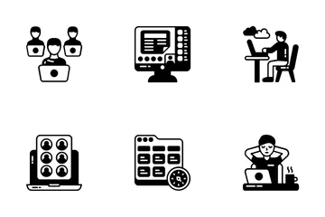 Work From Home Icon Pack