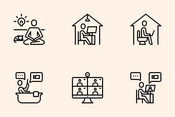 Work From Home Icon Pack