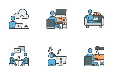 Work From Home Icon Pack