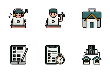 Work From Home Icon Pack