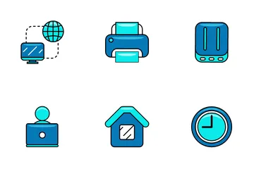 Work From Home Icon Pack