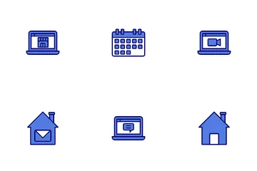 Work From Home Icon Pack