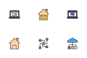 Work From Home Icon Pack