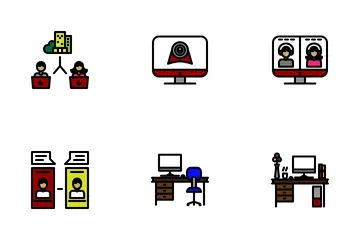 Work From Home Icon Pack Icon Pack