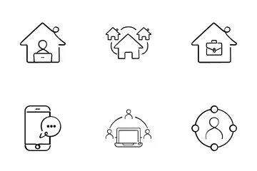 Work From Home Icon Pack