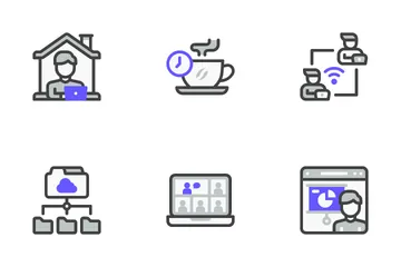 Work From Home Icon Pack