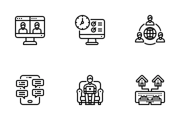 Work From Home Icon Pack