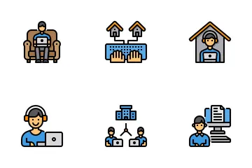 Work From Home Icon Pack