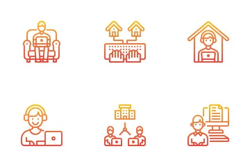 Work From Home Icon Pack