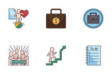 Work Life Balance Icon Pack