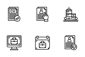 Work Office And Jobs Icon Pack