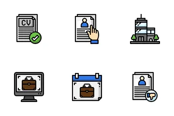 Work Office And Jobs Icon Pack