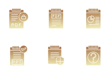 Work Office Files Icon Pack