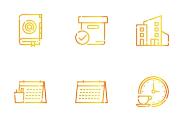 Work Office Icon Pack