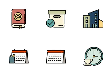 Work Office Icon Pack