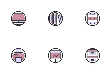 Work Office Icon Pack