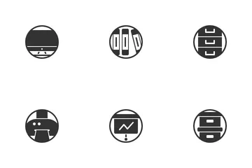 Work Office Icon Pack