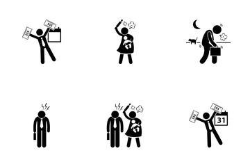 Worker Life Icon Pack