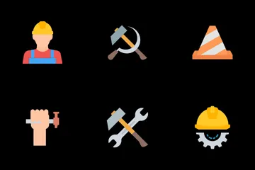 Workers Day Icon Pack