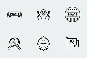 Workers Day Icon Pack