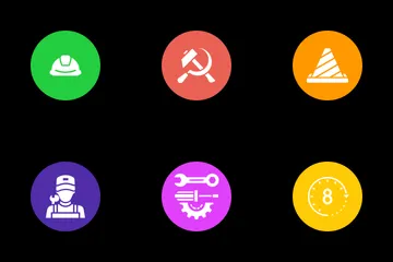 Workers Day Icon Pack