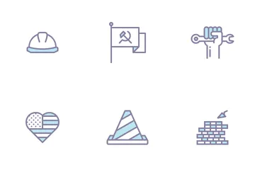 Workers Day Icon Pack