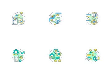 Workflow Management Icon Pack
