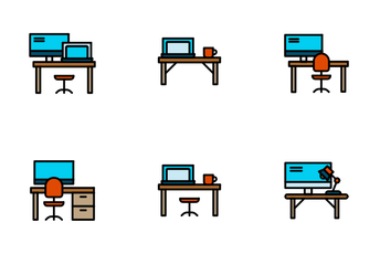 Working Place Icon Pack
