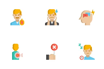 Working Stress Icon Pack