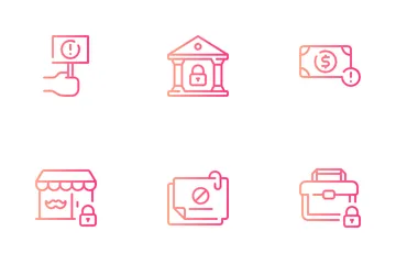 Workplace Closure Icon Pack
