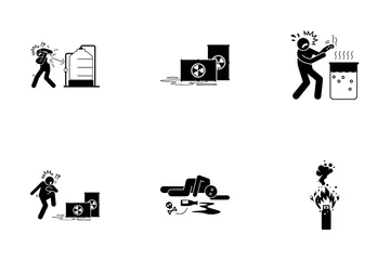 Workplace Danger Icon Pack