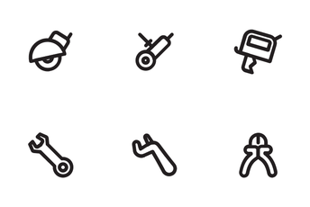 Workshop Equipment Icon Pack