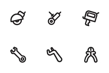 Workshop Equipment Icon Pack