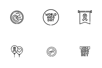 World Aids Day Icon Pack