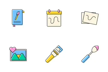 World Art Day Icon Pack