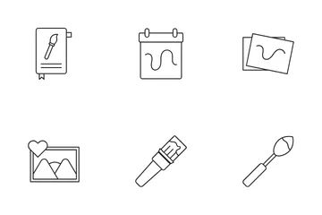 World Art Day Icon Pack
