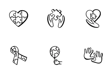 World Autism Day Icon Pack