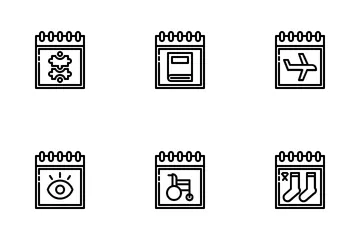 World Big Day Icon Pack