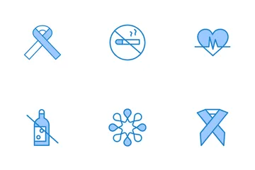 World Cancer Day Icon Pack