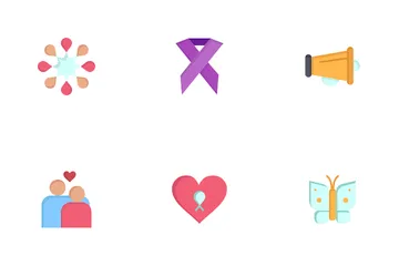 World Cancer Day Icon Pack