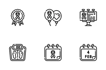 World Cancer Day Icon Pack