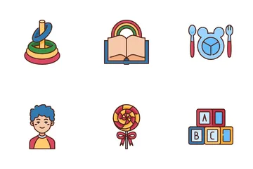 World Children's Day Icon Pack