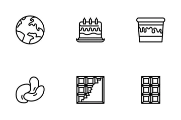 World Chocolate Day Icon Pack